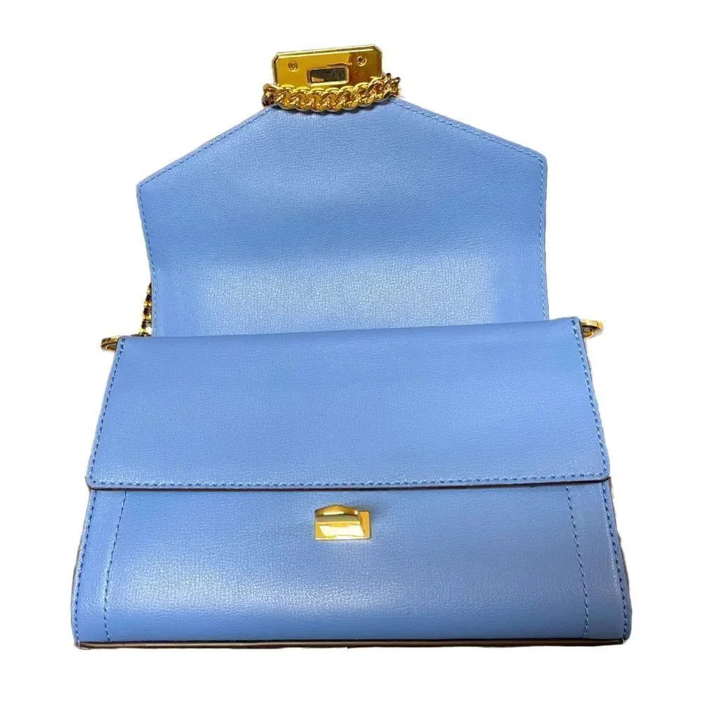 🌟70% OFF🌟NEW🌟 Michael Kors Kinsley Medium Flap Shoulder Bag French Blue